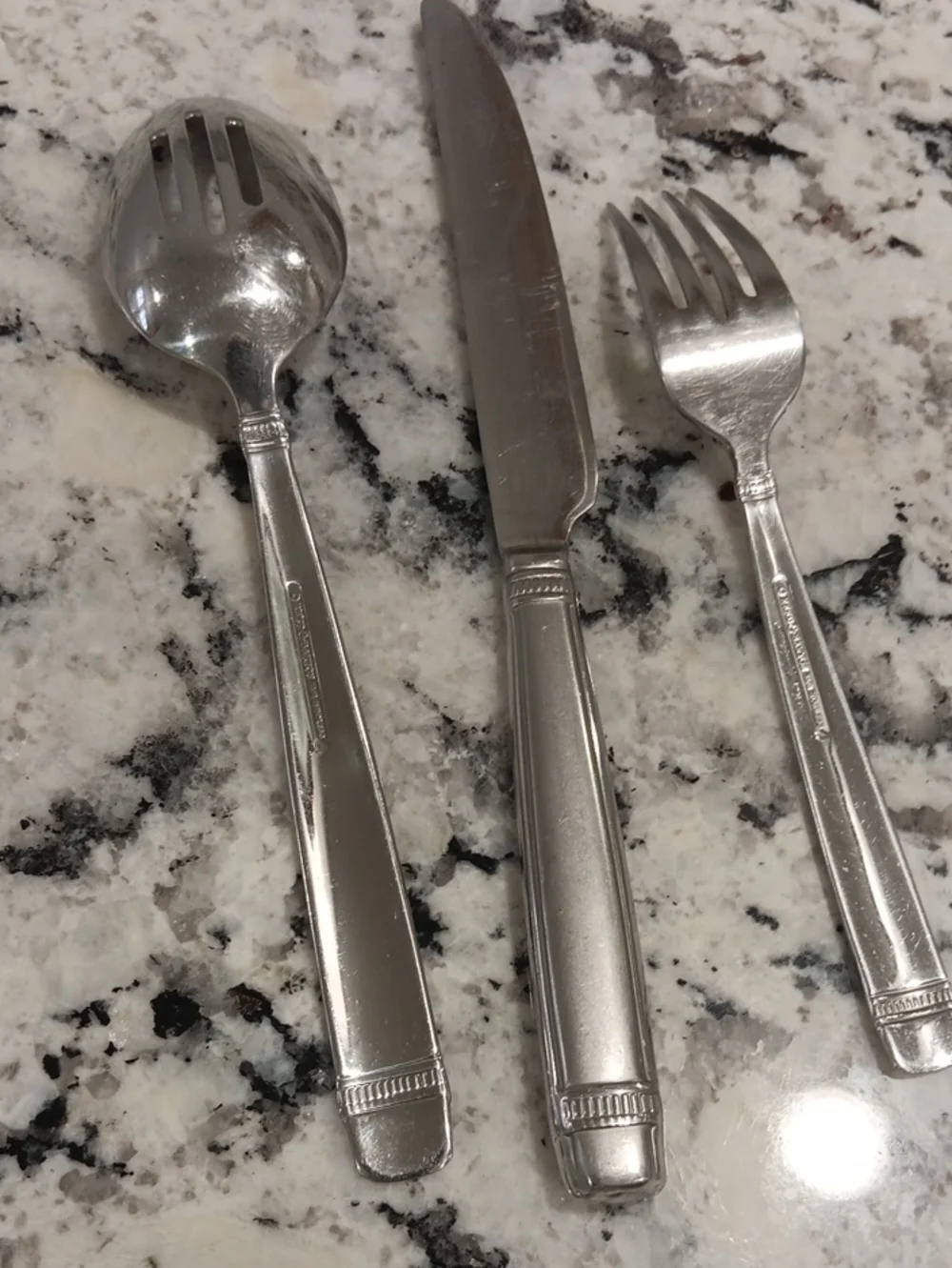3 Vintage Reed and Barton Stainless Steel Silverware